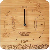Horloge De Marée En Bambou Sur Le Bureau Northcore